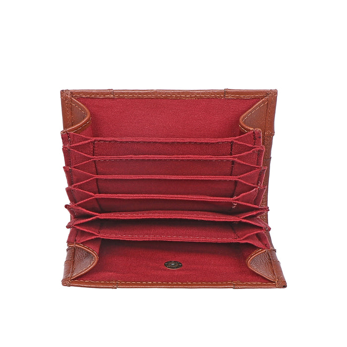 Tulsa  W1 Tan Leather Bi-Fold Wallet