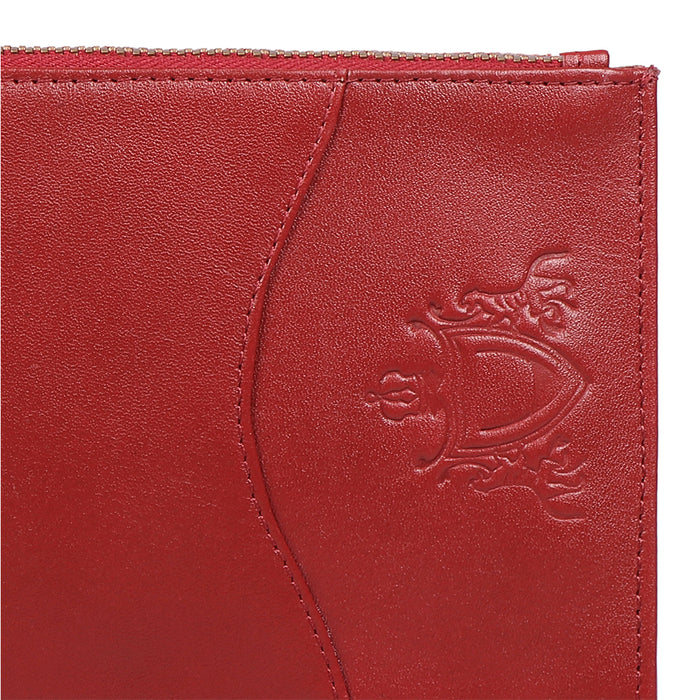 Tulsa  W3 Red Leather Bi-Fold Wallet