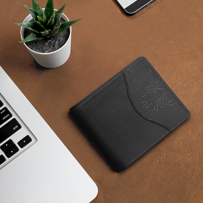 Tulsa  W4 Black Leather Bi-Fold Wallet