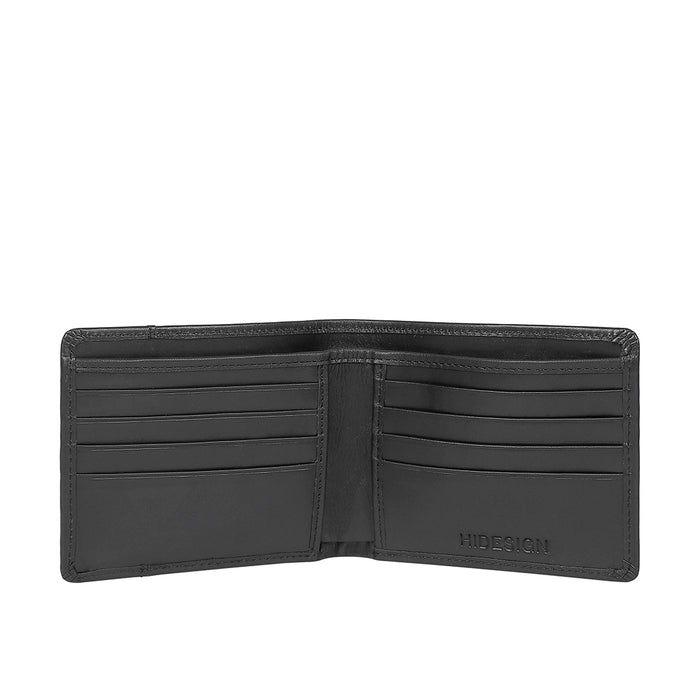 Tulsa  W4 Black Leather Bi-Fold Wallet