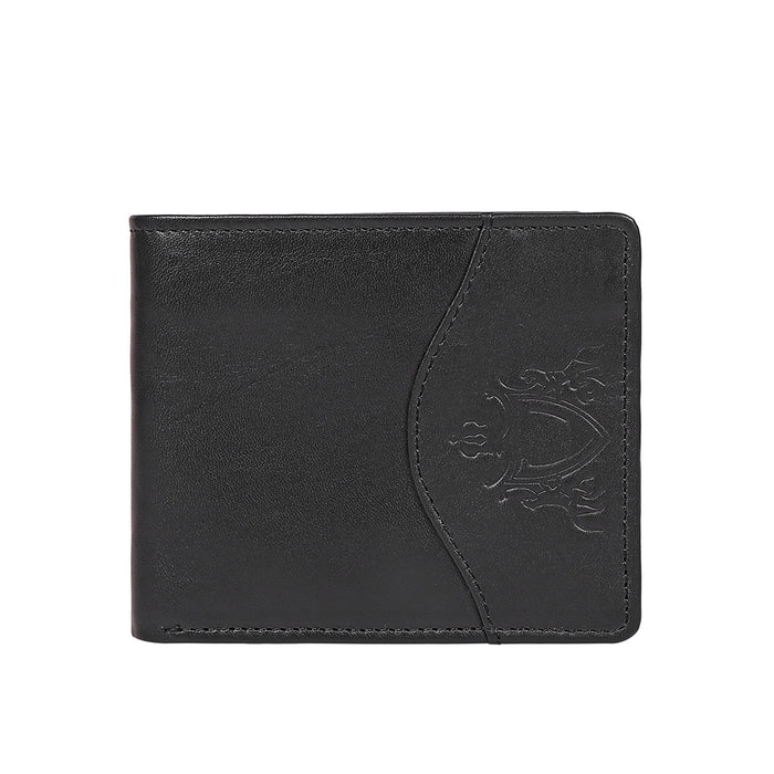 Tulsa  W4 Black Leather Bi-Fold Wallet
