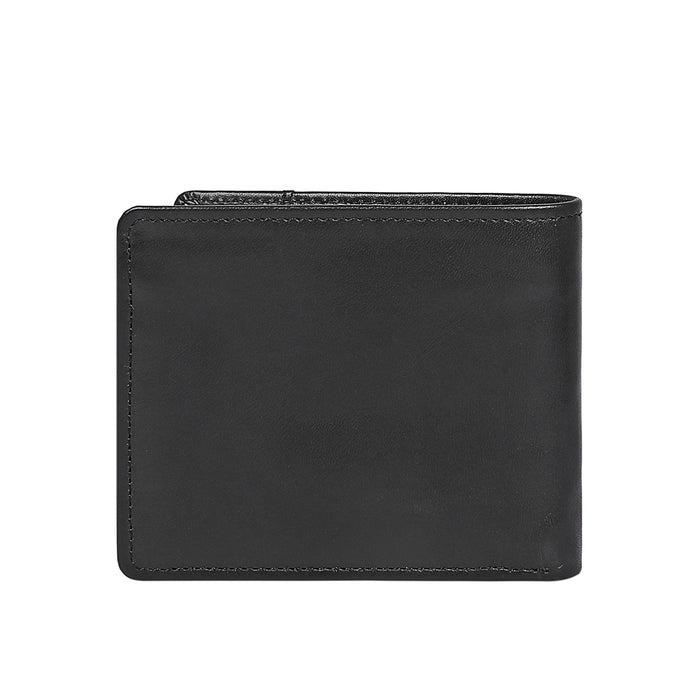 Tulsa  W4 Black Leather Bi-Fold Wallet