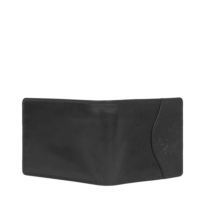 Tulsa  W4 Black Leather Bi-Fold Wallet