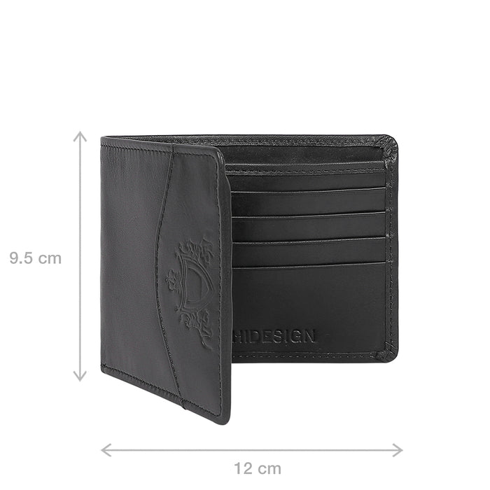 Tulsa  W4 Black Leather Bi-Fold Wallet
