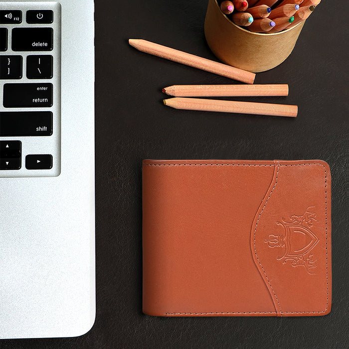 Tulsa  W4 Tan Leather Bi-Fold Wallet