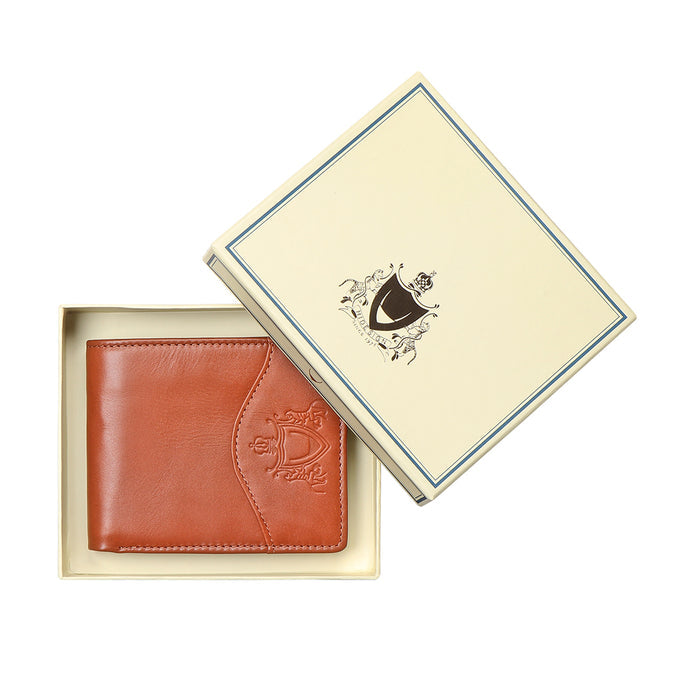 Tulsa  W4 Tan Leather Bi-Fold Wallet