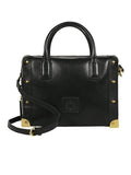 Tulum 02 Black Leather Shoulder Bag