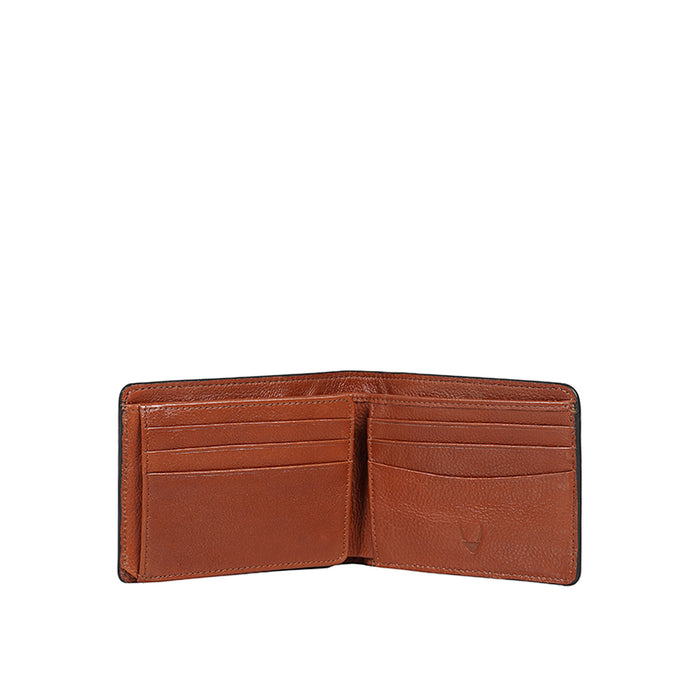 Tupac W1 Blue Leather Bi-Fold Wallet