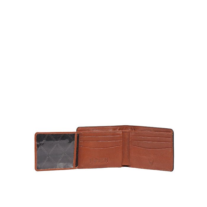 Tupac W1 Blue Leather Bi-Fold Wallet