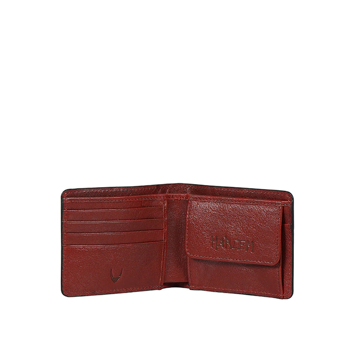 Tupac W2 Blue Leather Bi-Fold Wallet
