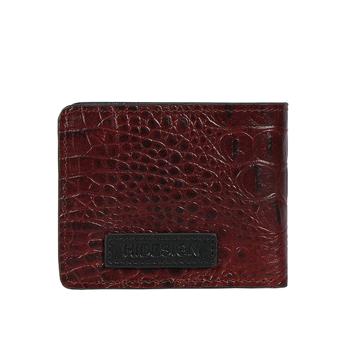 Tupac W2 Red Leather Bi-Fold Wallet