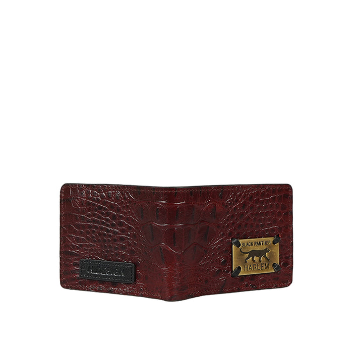 Tupac W2 Red Leather Bi-Fold Wallet