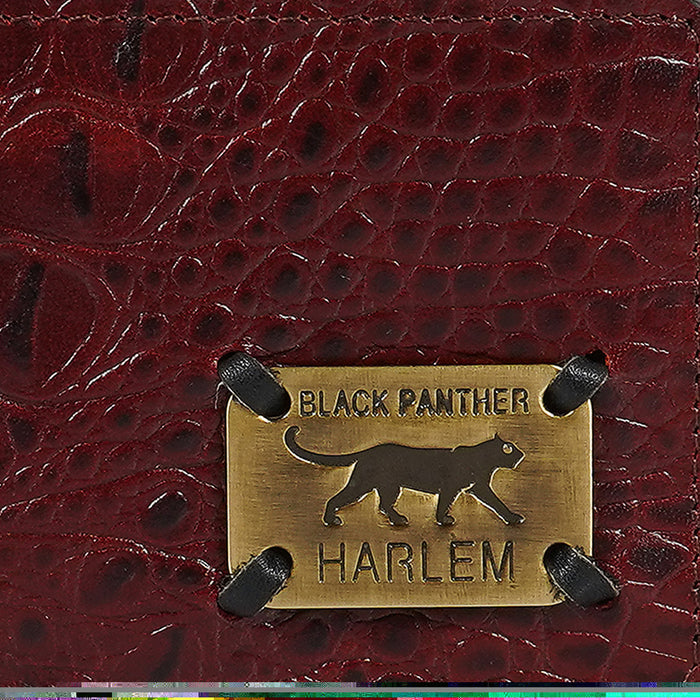 Tupac W2 Red Leather Bi-Fold Wallet