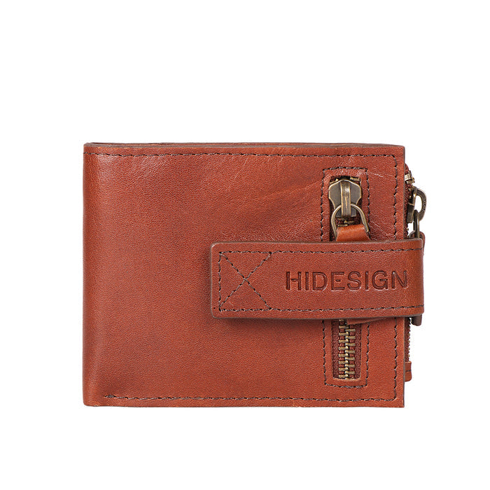 Uncle Ho W1 Tan Leather Bi-Fold Wallet