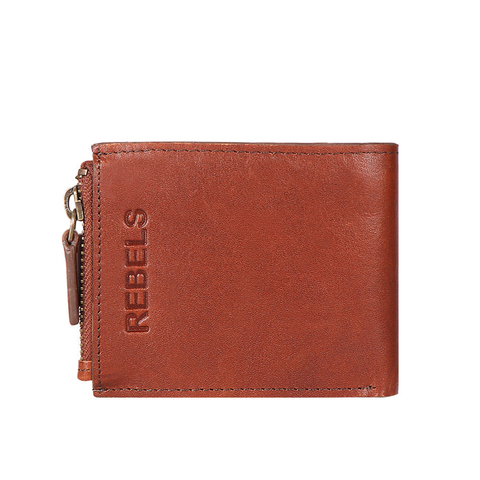 Uncle Ho W1 Tan Leather Bi-Fold Wallet