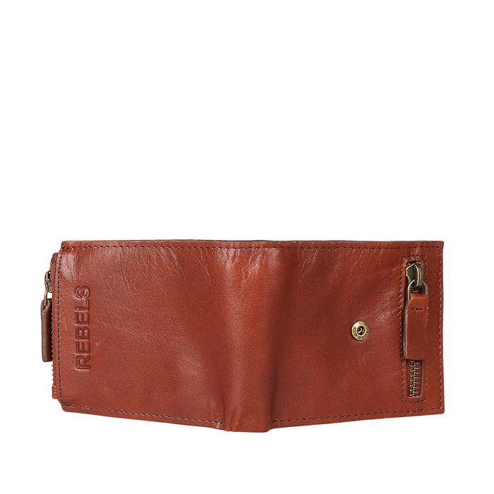 Uncle Ho W1 Tan Leather Bi-Fold Wallet