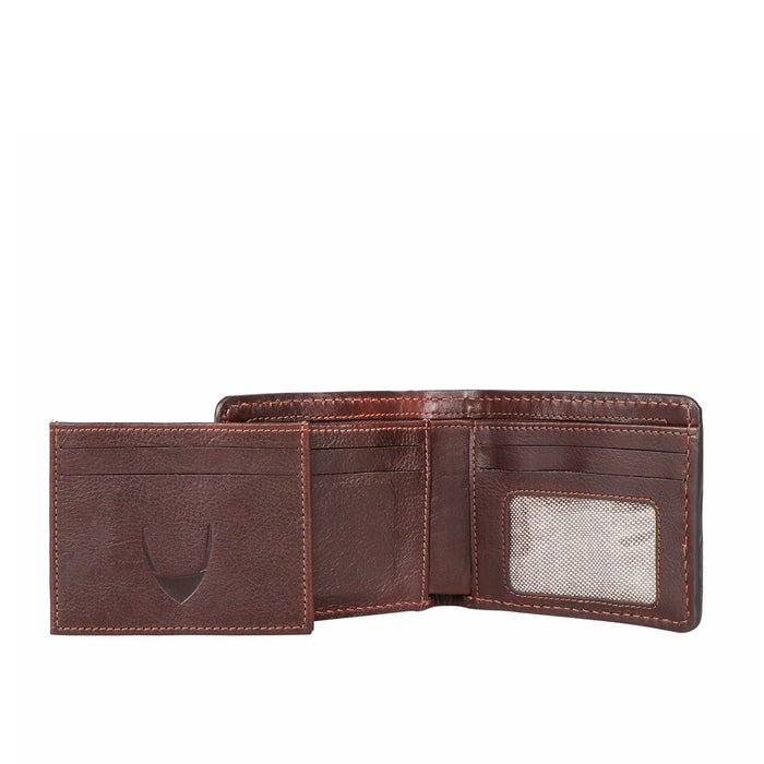 Uncle Ho W2 Brown Leather Bi-Fold Wallet