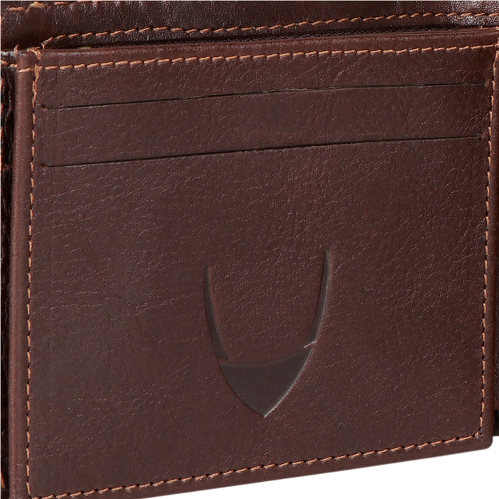 Uncle Ho W2 Brown Leather Bi-Fold Wallet