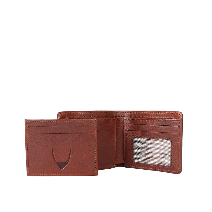 Uncle Ho W2 Tan Leather Bi-Fold Wallet