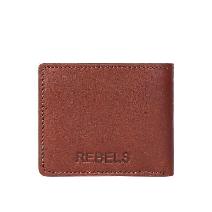 Uncle Ho W2 Tan Leather Bi-Fold Wallet