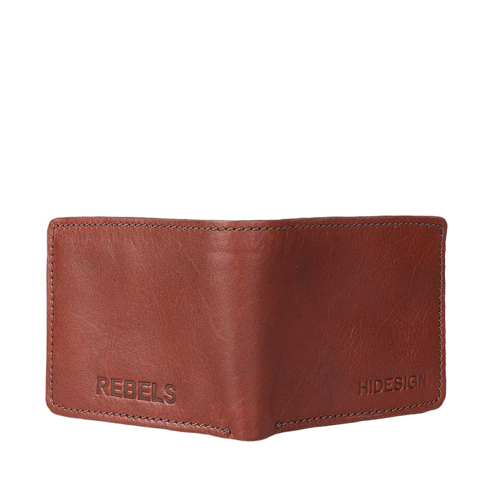 Uncle Ho W2 Tan Leather Bi-Fold Wallet