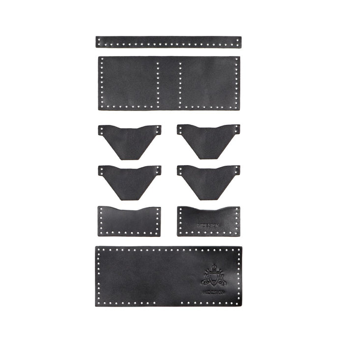 Uomo Black Leather Bi-Fold Wallet