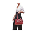 Ural Marsala Leather Tote Bag