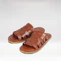 Vail Women's Brown Leather Slides