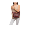 Valencia 02 Marsala Leather Sling Bag