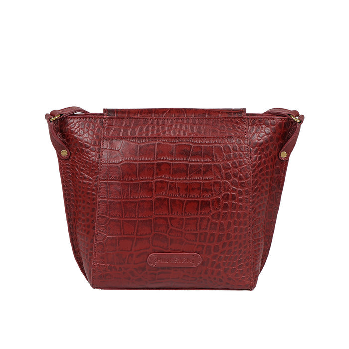 Valencia 02 Marsala Leather Sling Bag