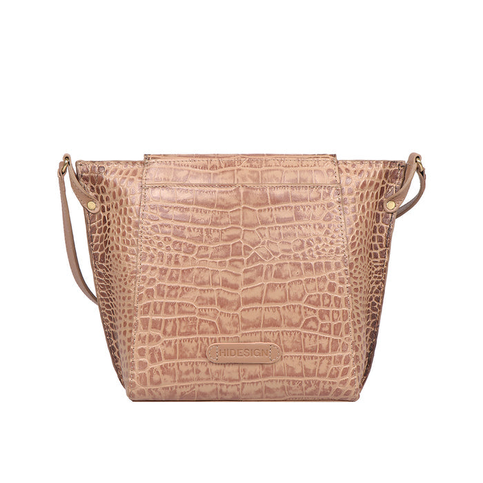 Valencia 02 Nude Leather Sling Bag