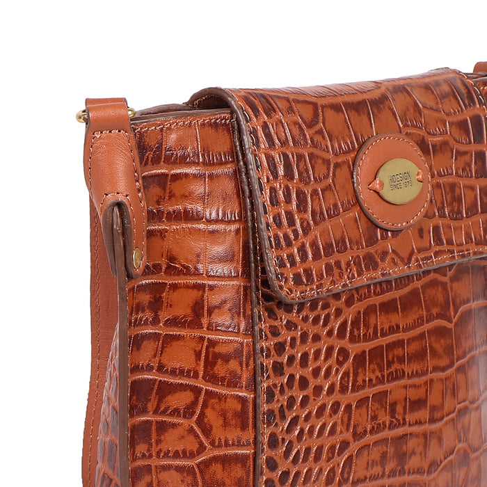 Valencia 02 Tan Leather Sling Bag