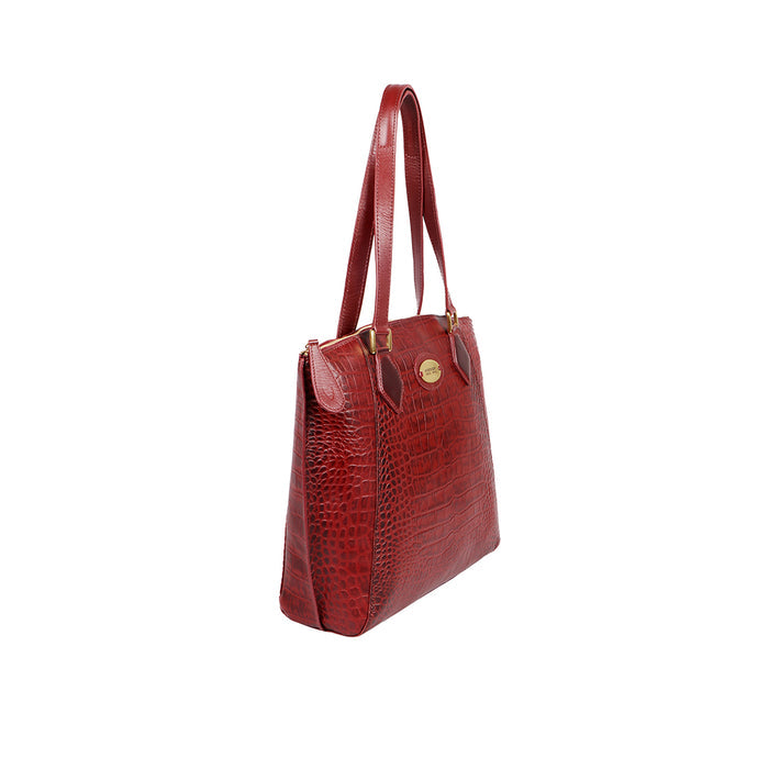 Valencia 03 Marsala Leather Tote Bag