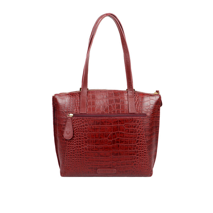 Valencia 03 Marsala Leather Tote Bag
