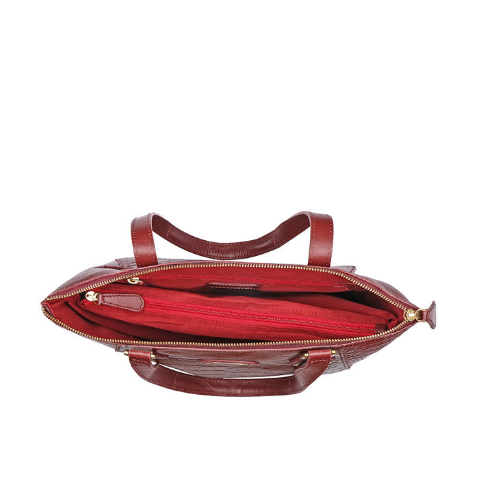 Valencia 03 Marsala Leather Tote Bag