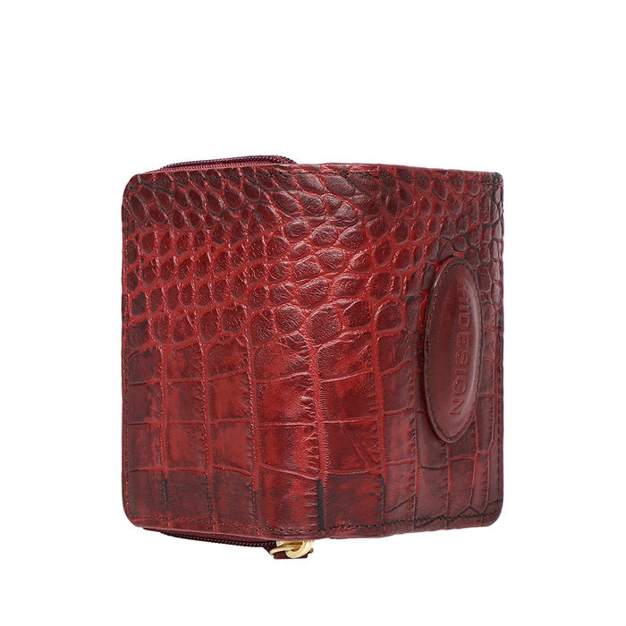 Valencia W1 Marsala Leather Zip Around Wallet