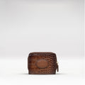 Valencia W1 Tan Leather Zip Around Wallet