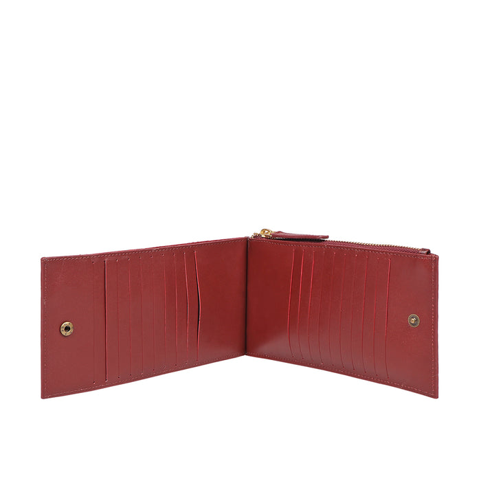 Valencia W4 Marsala Leather Bi-Fold Wallet
