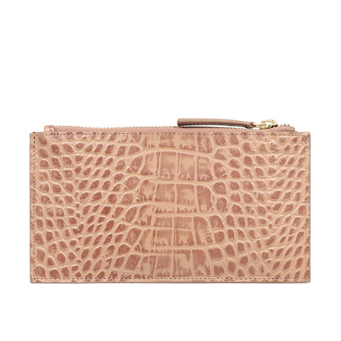 Valencia W4 Nude Leather Bi-Fold Wallet