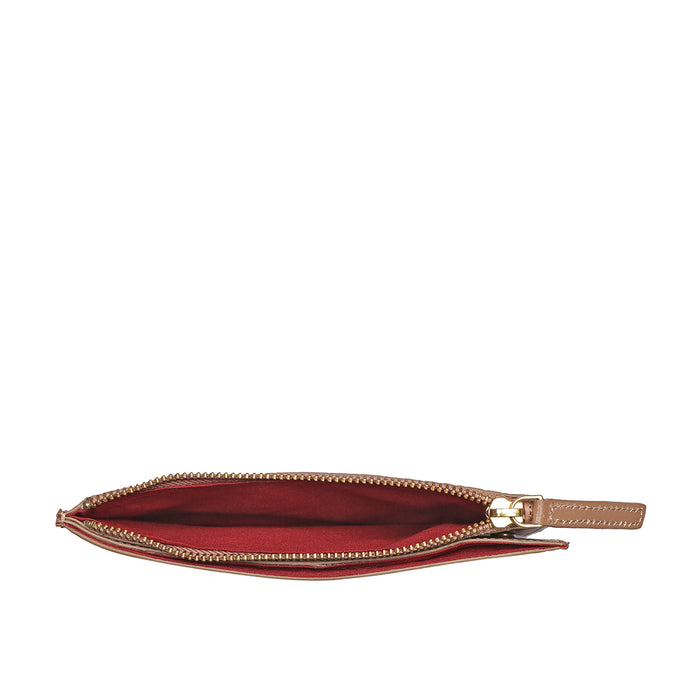 Valencia W4 Nude Leather Bi-Fold Wallet
