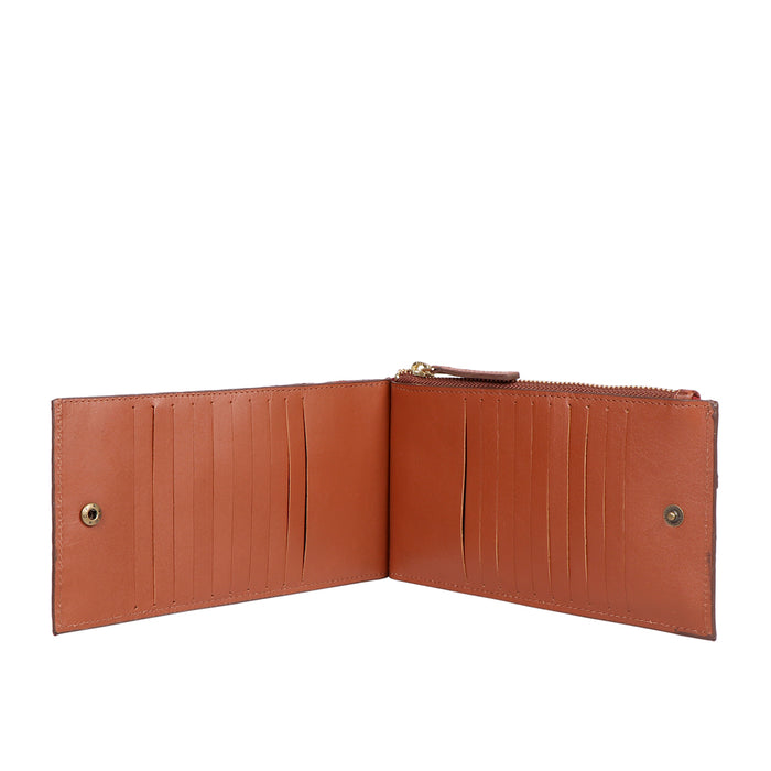 Valencia W4 Tan Leather Bi-Fold Wallet