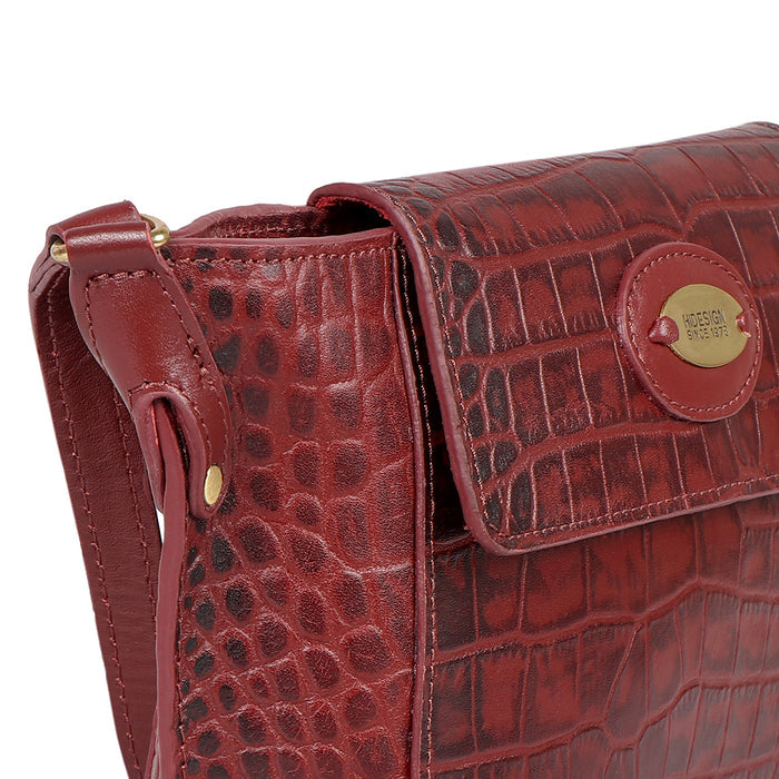 Valenica 01 Marsala Leather Sling Bag