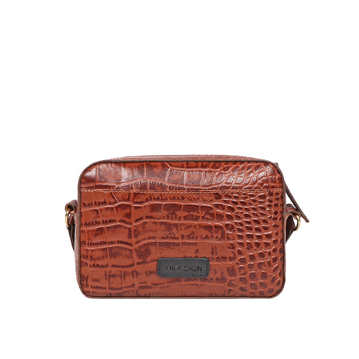 Valentine Tan Leather Crossbody
