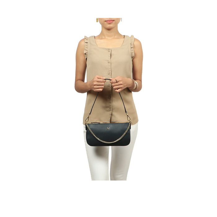 Valerie 01 Blue Leather Shoulder Bag