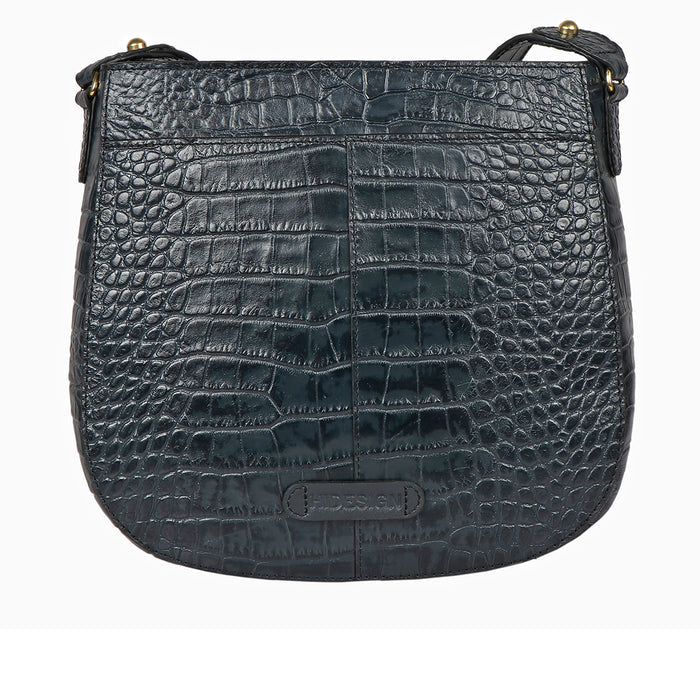 Valerie 01 Blue Leather Shoulder Bag