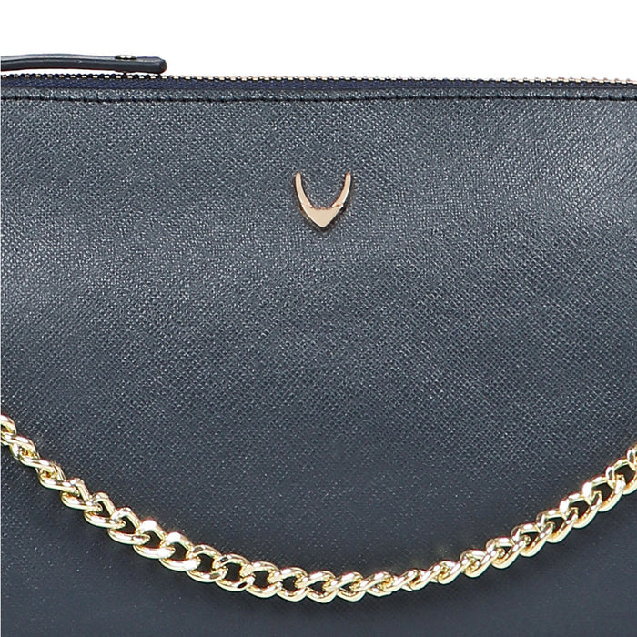 Valerie 01 Blue Leather Shoulder Bag