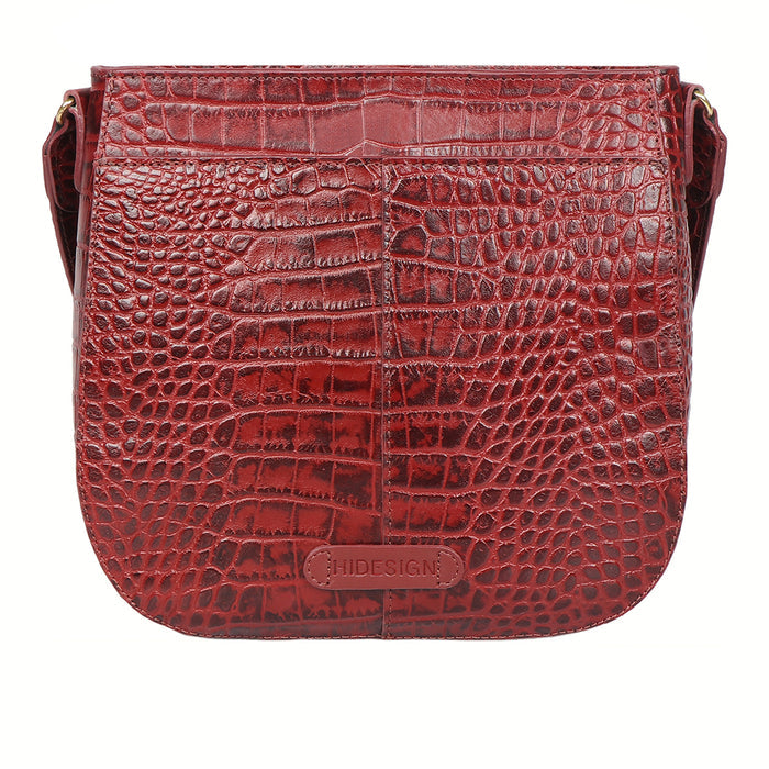 Valerie 01 Red Leather Shoulder Bag