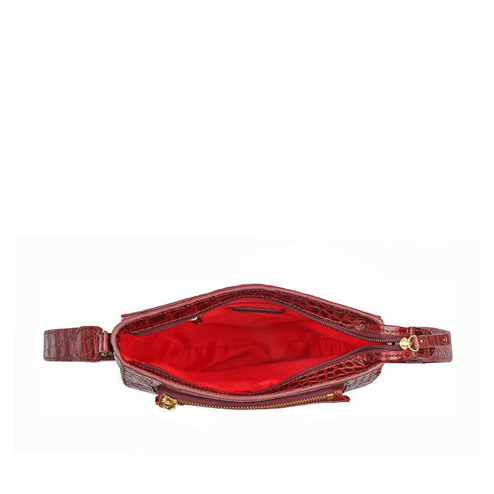 Valerie 01 Red Leather Shoulder Bag