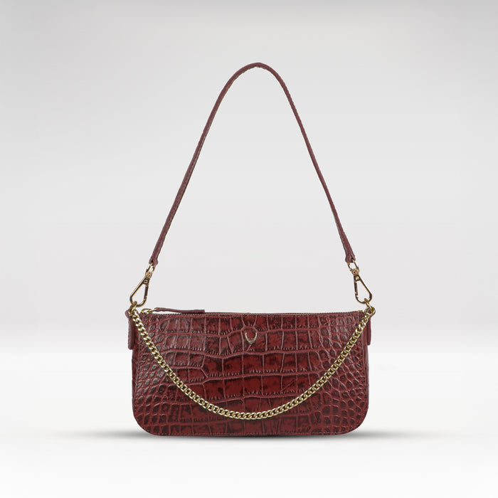 Valerie 02 Red Leather Bucket Bag