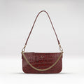 Valerie 02 Red Leather Bucket Bag